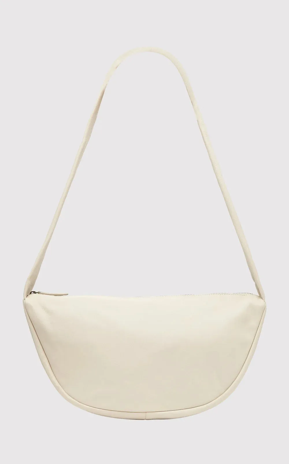 Soft Crescent Bag - Ecru