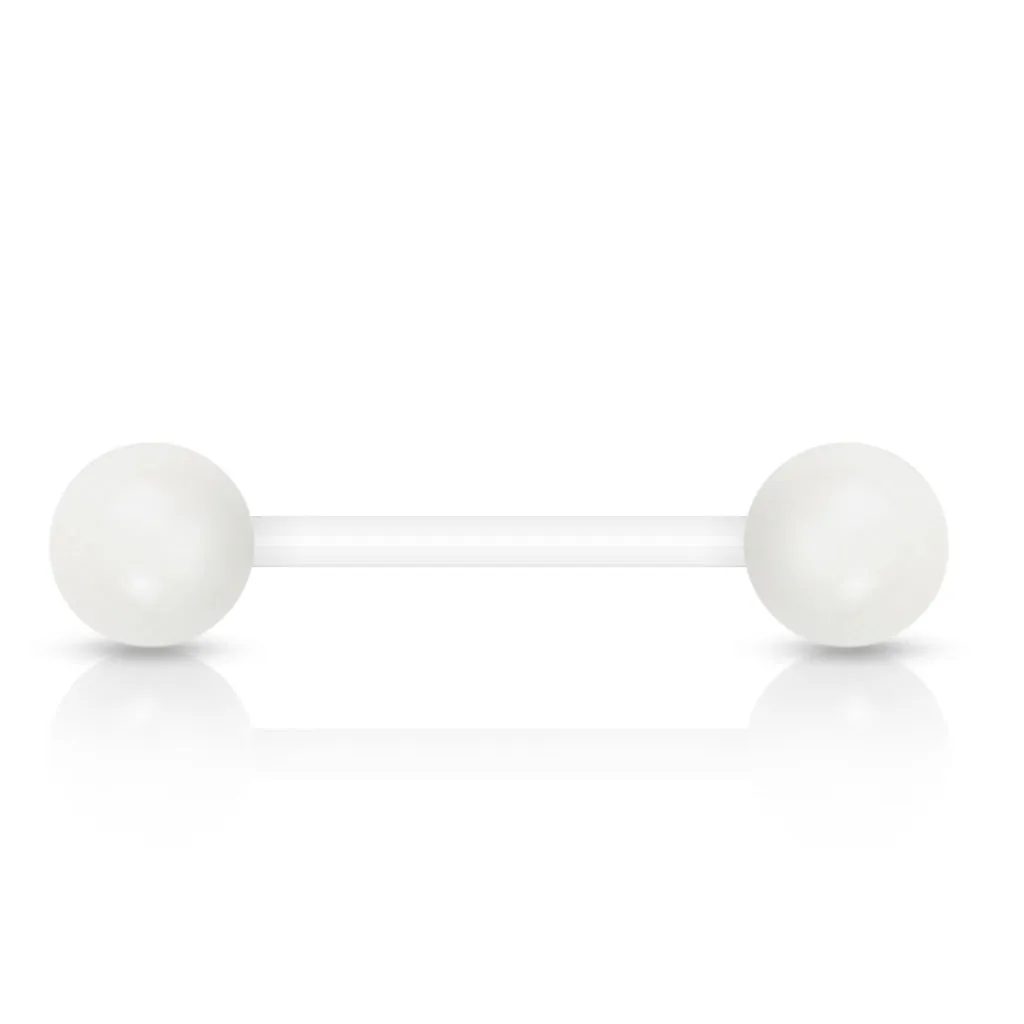 Solid Ball Acrylic Flexible Barbell