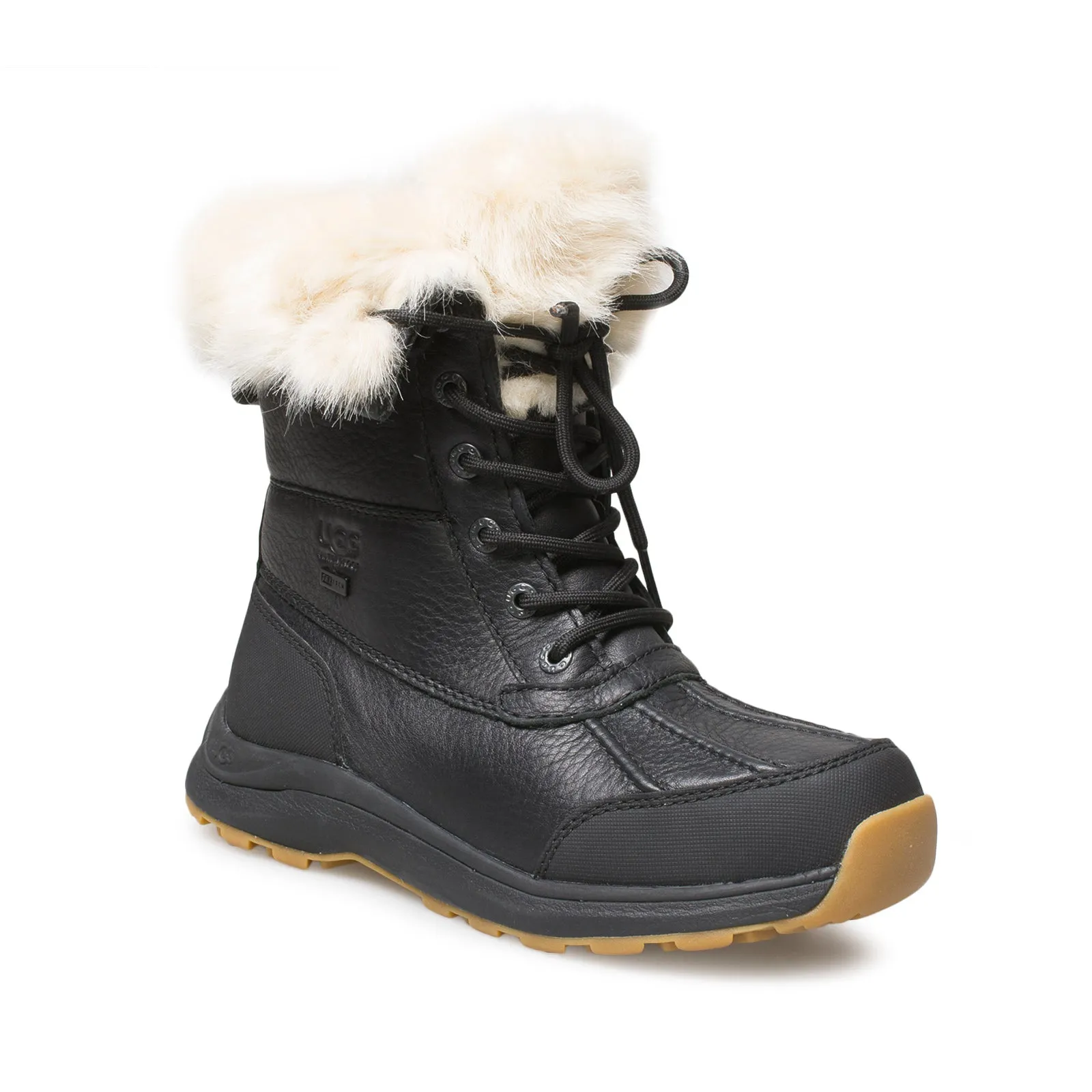 UGG Adirondack III Fluff Black Boots - Women's