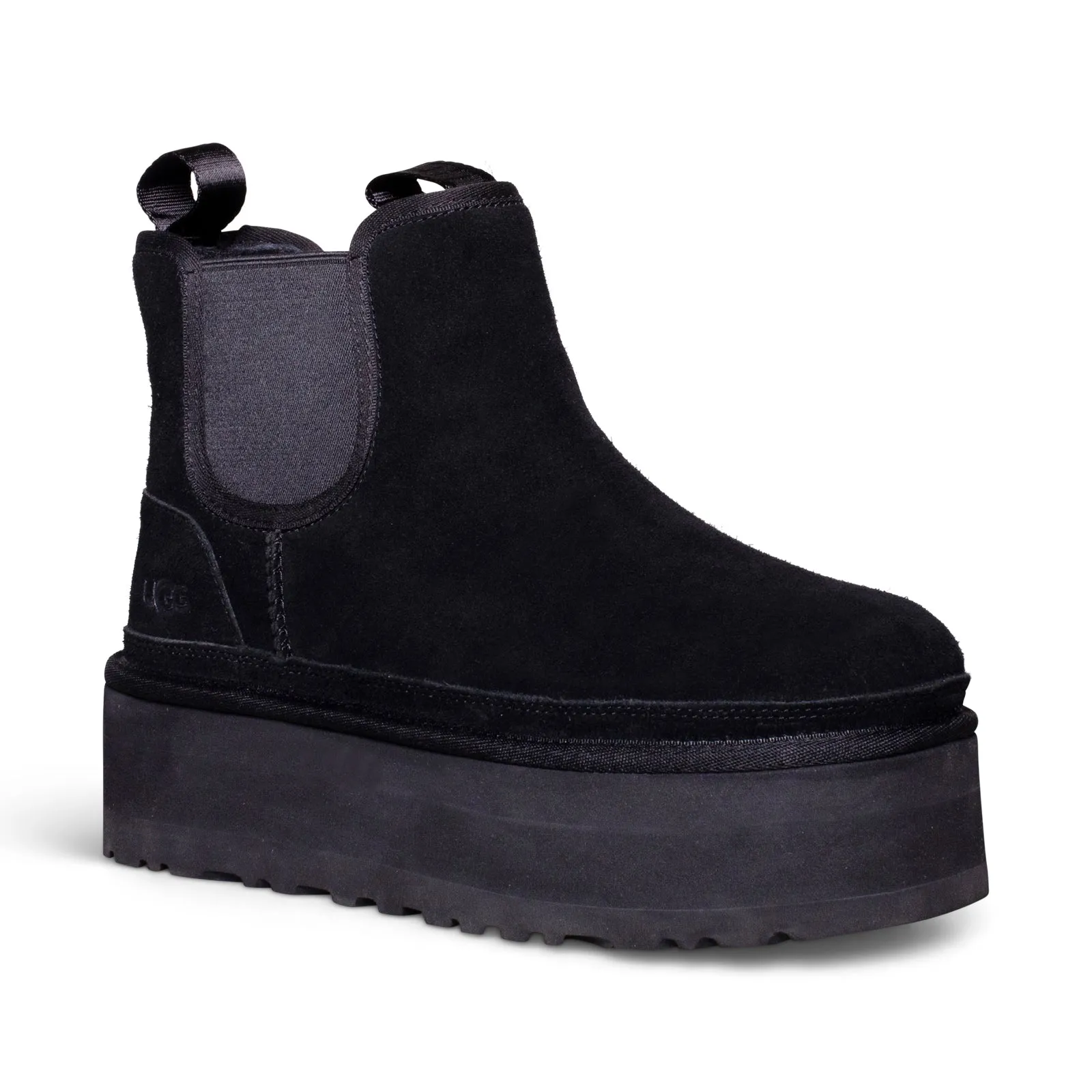 UGG Neumel Platform Chelsea Black Boots - Women's