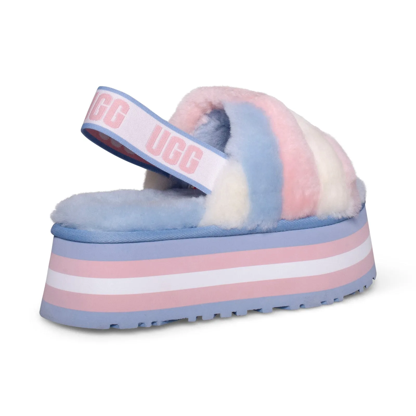 UGG Pride Disco Stripe Slide Combo Slippers - Women's