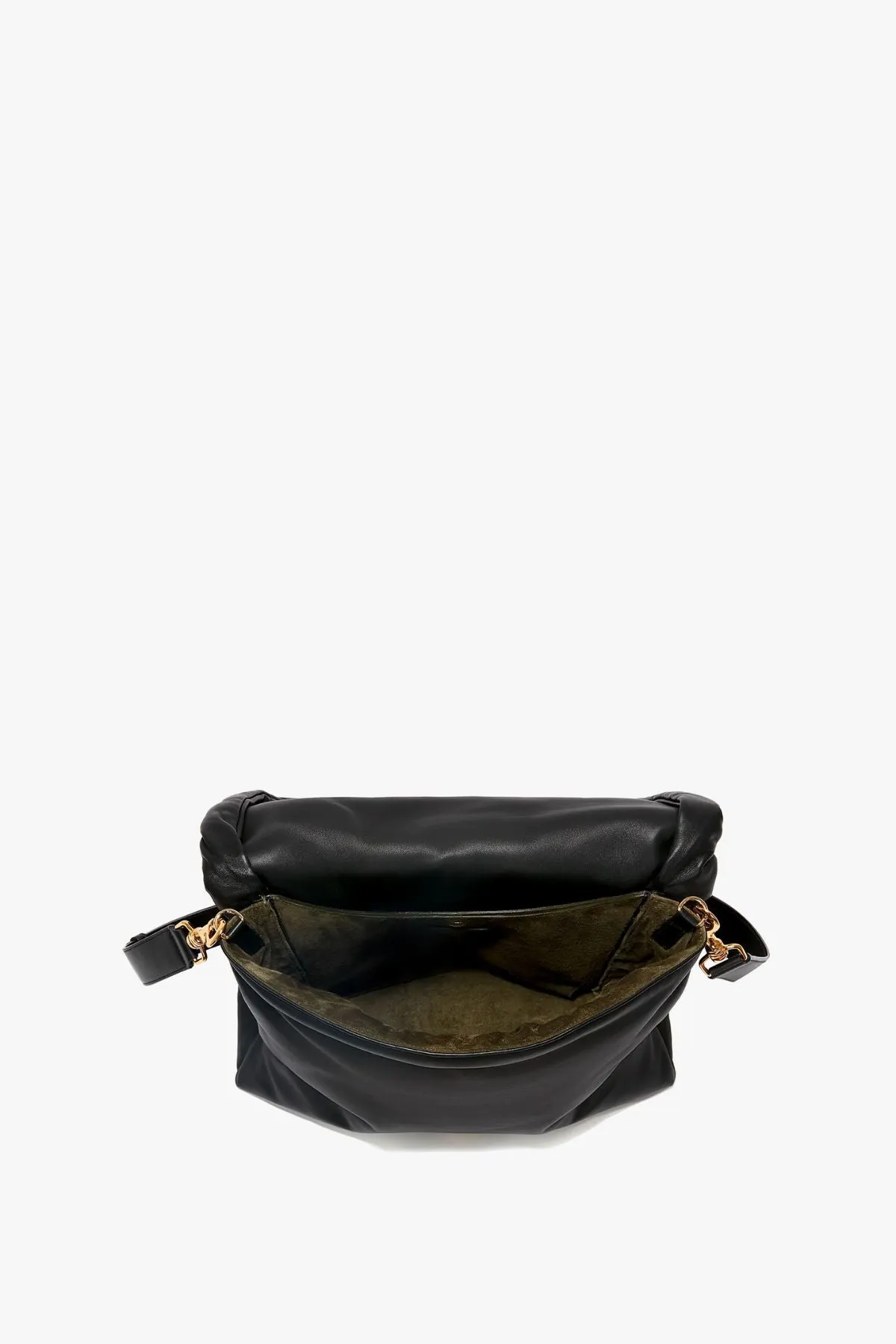 Victoria Beckham Puffy Jumbo Chain Pouch Bag - Black