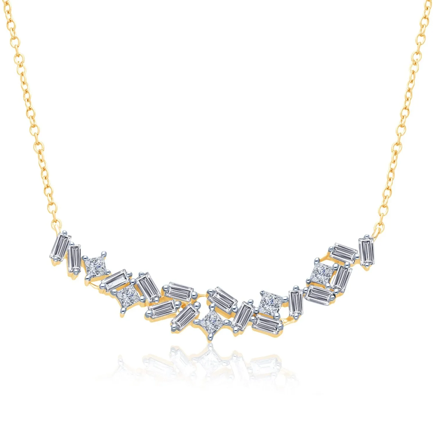 Yellow Gold Diamond Eternal Necklace