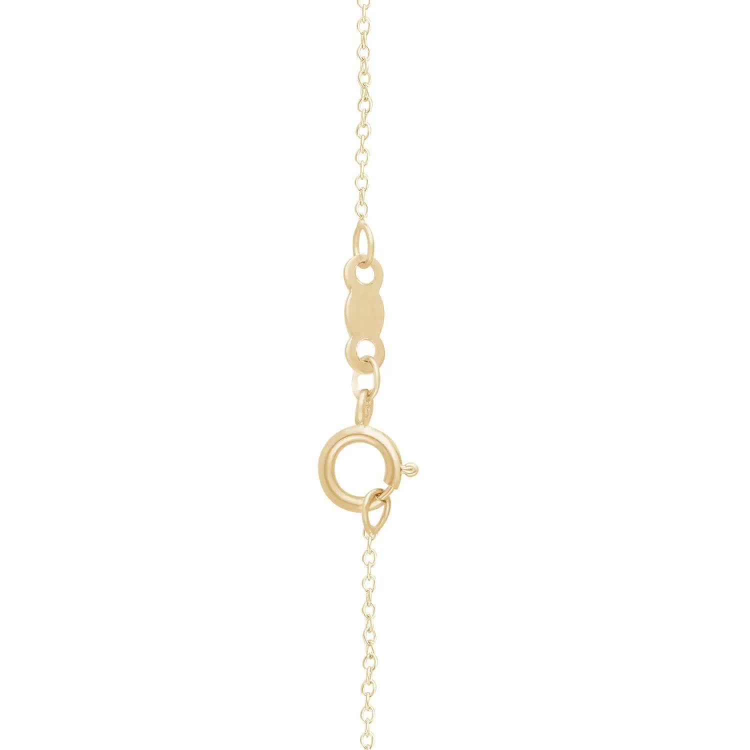 Yellow Gold Diamond Eternal Necklace