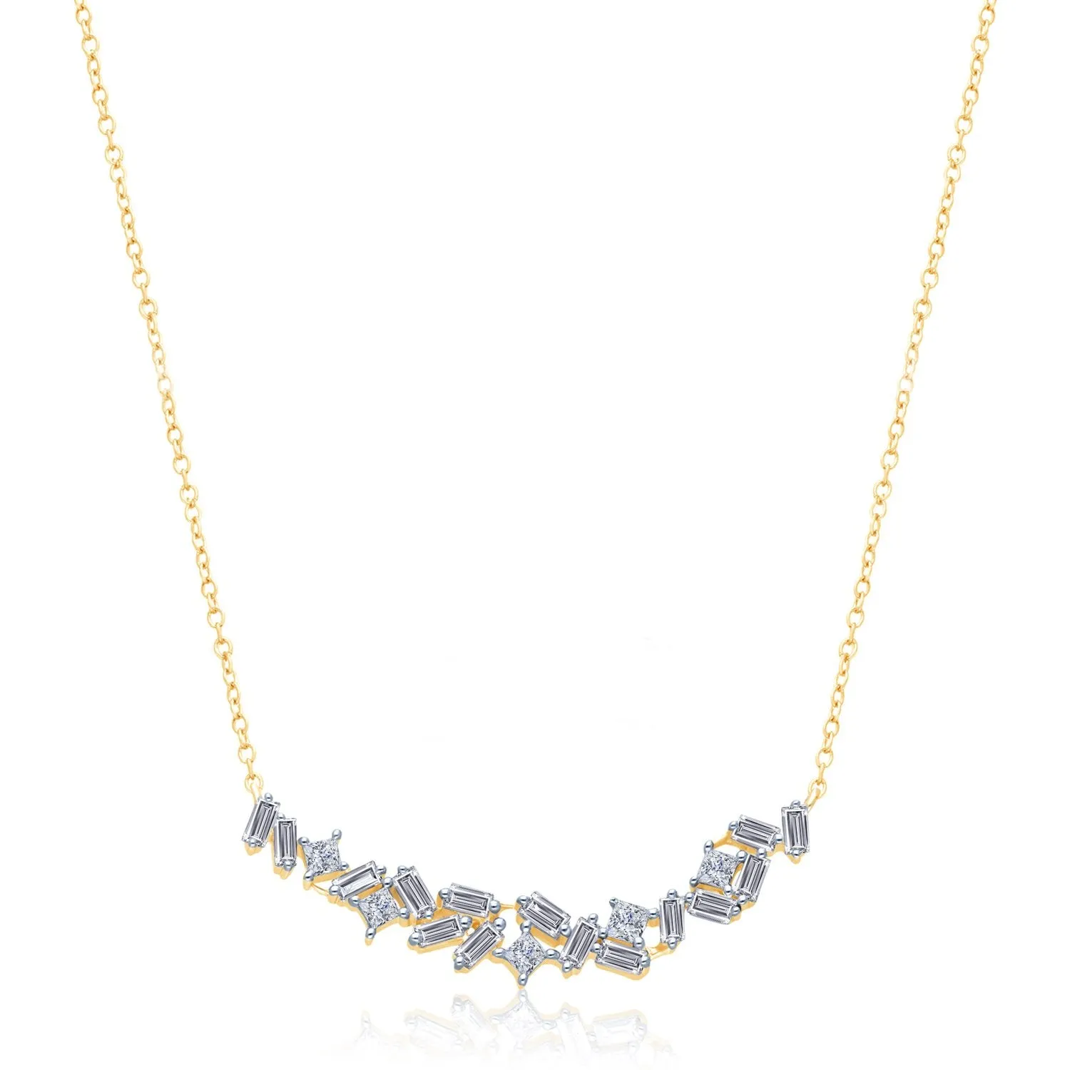 Yellow Gold Diamond Eternal Necklace